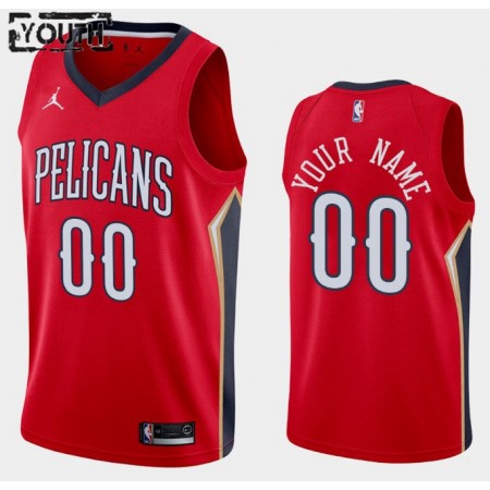 Maillot Basket New Orleans Pelicans Personnalisé 2020-21 Jordan Brand Statement Edition Swingman - Enfant